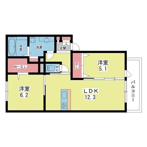 豊中市利倉西マンション 間取り図画像