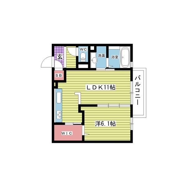 豊中市庄内幸町マンション 間取り図画像