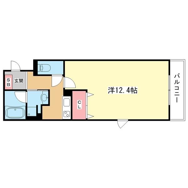 豊中市浜マンション 間取り図画像