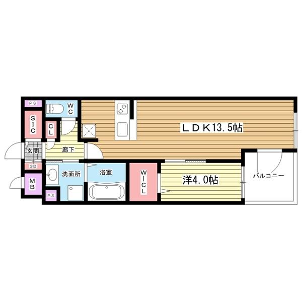 豊中市庄内幸町マンション 間取り図画像