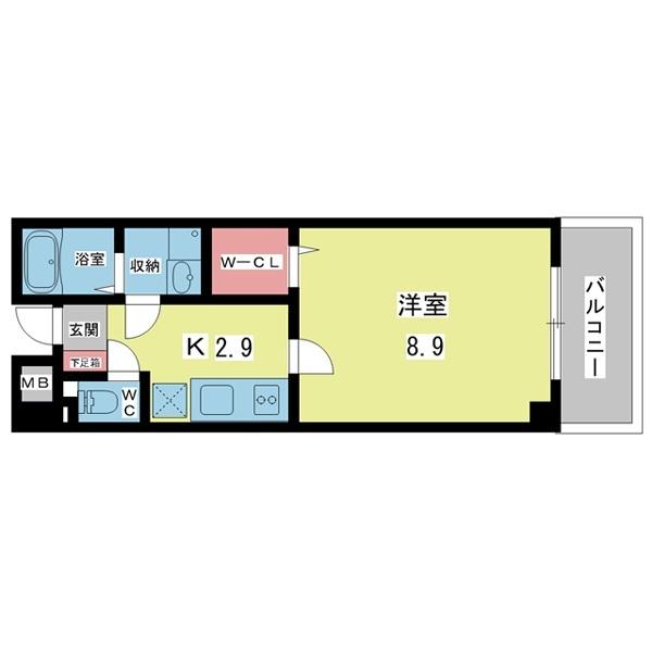 豊中市千成町マンション 間取り図画像