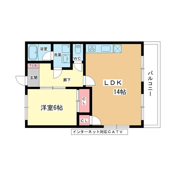 豊中市長興寺南マンション 間取り図画像