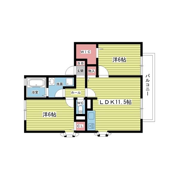 豊中市旭丘マンション 間取り図画像