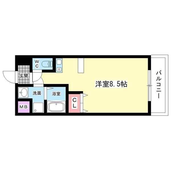 豊中市上新田マンション 間取り図画像