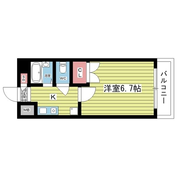 豊中市長興寺北マンション 間取り図画像