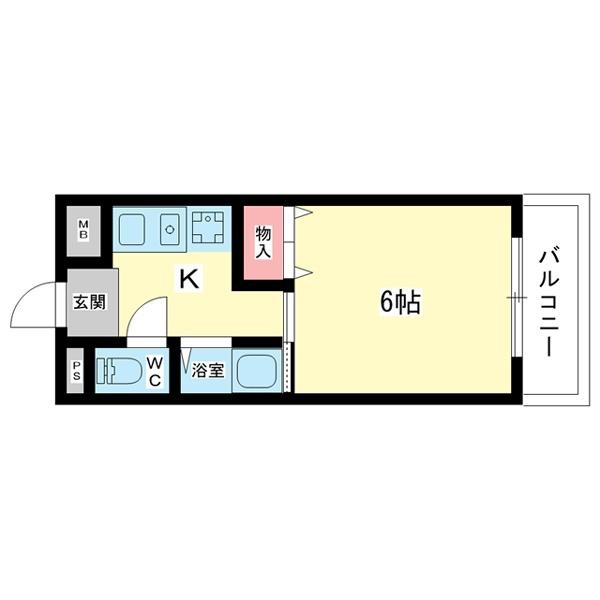 豊中市岡町北マンション 間取り図画像