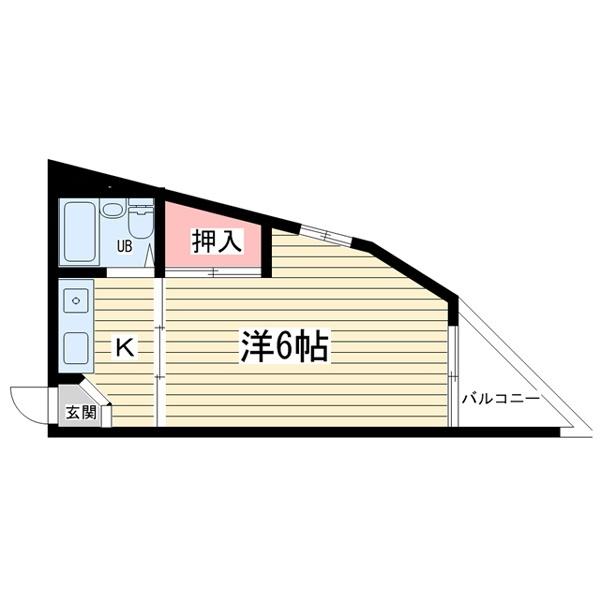 豊中市上野西マンション 間取り図画像
