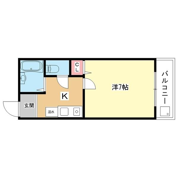 豊中市本町マンション 間取り図画像