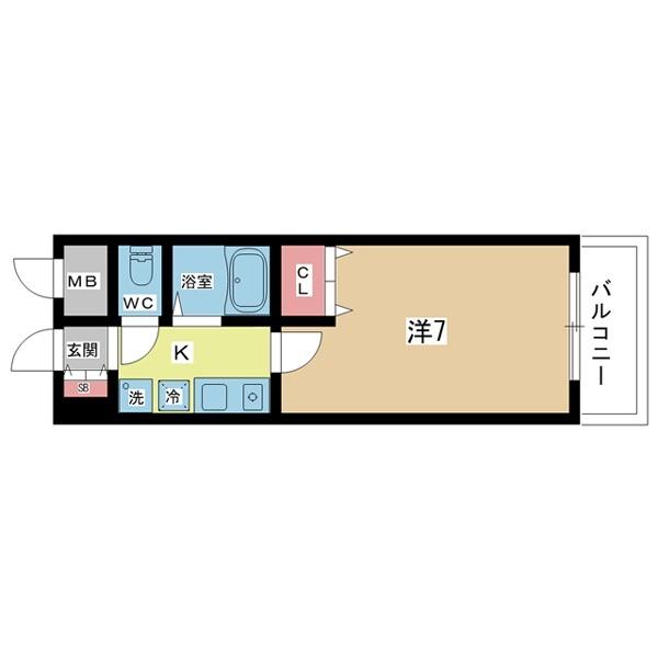 豊中市曽根南町マンション 間取り図画像