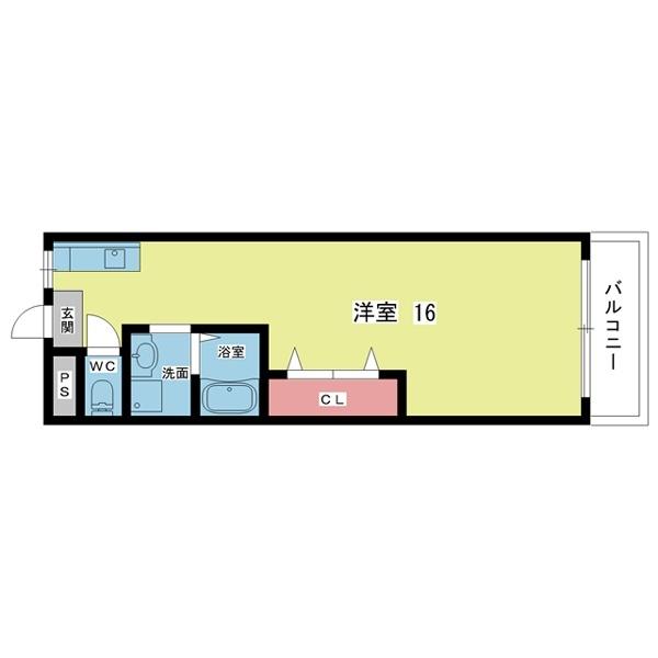 豊中市岡町北マンション 間取り図画像
