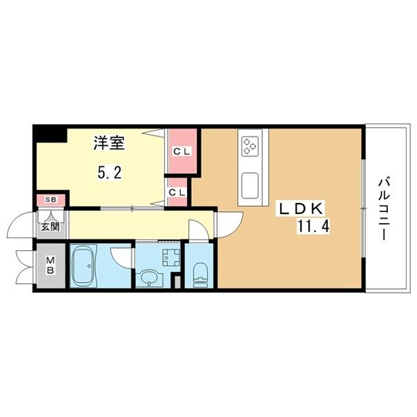 豊中市庄本町マンション 間取り図画像