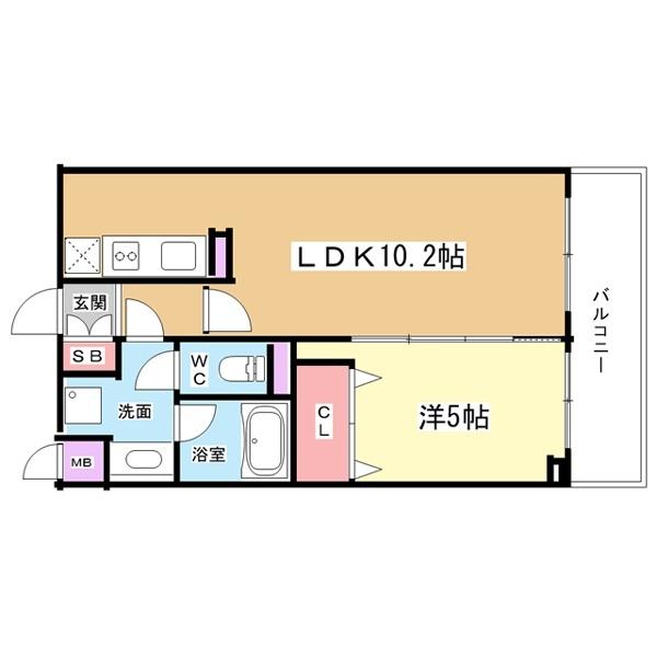 豊中市中桜塚マンション 間取り図画像