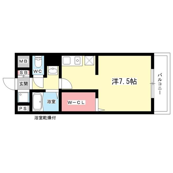 豊中市螢池西町マンション 間取り図画像