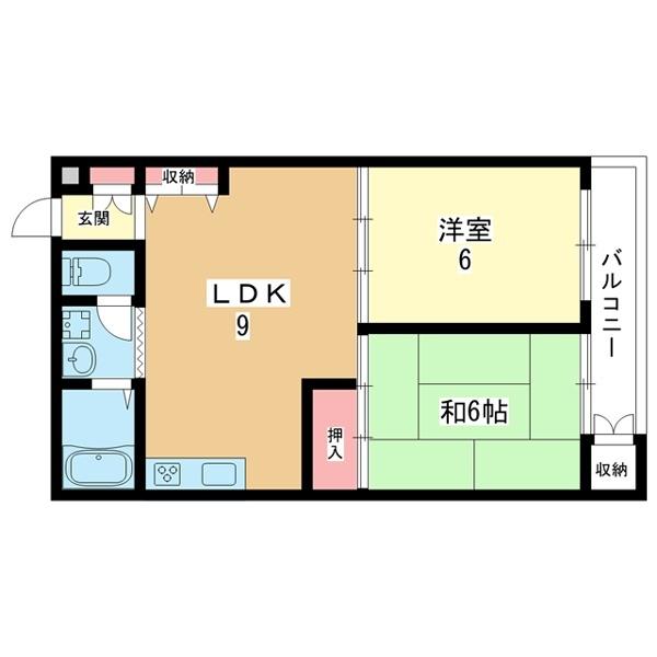 豊中市宝山町マンション 間取り図画像