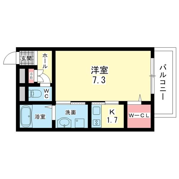 豊中市服部西町マンション 間取り図画像