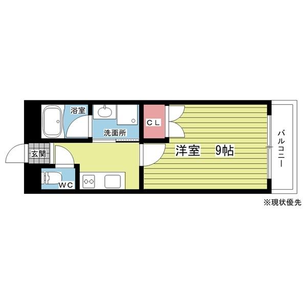 豊中市上新田アパート 間取り図画像