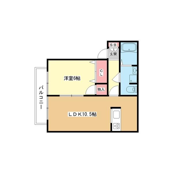 豊中市刀根山アパート 間取り図画像