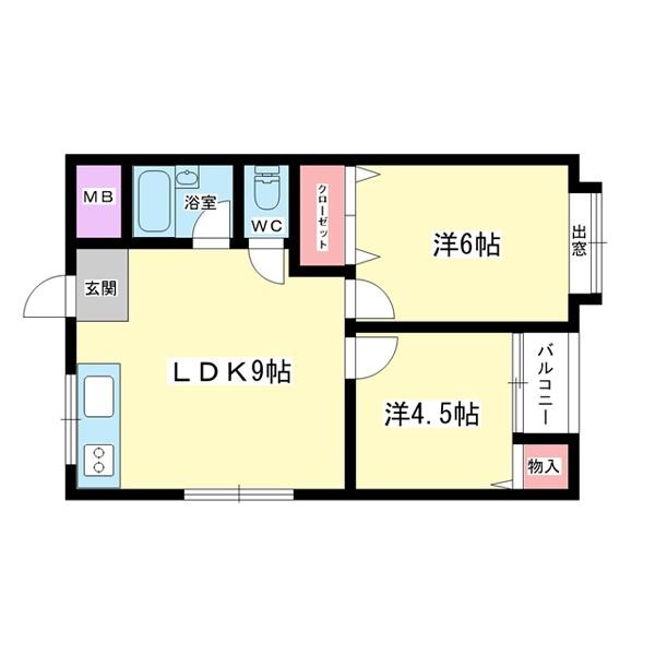 豊中市刀根山マンション 間取り図画像