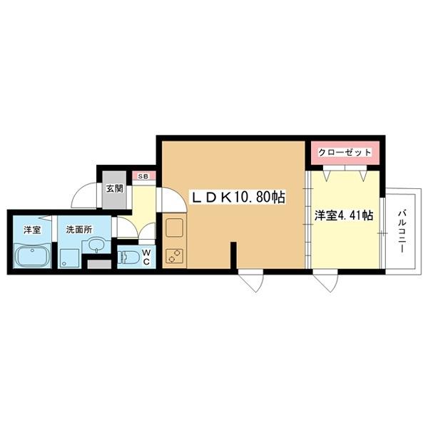 豊中市岡町北アパート 間取り図画像