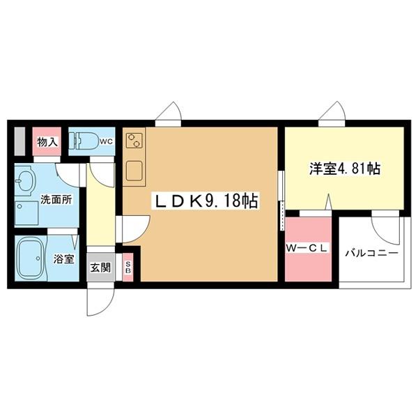 豊中市岡町北アパート 間取り図画像