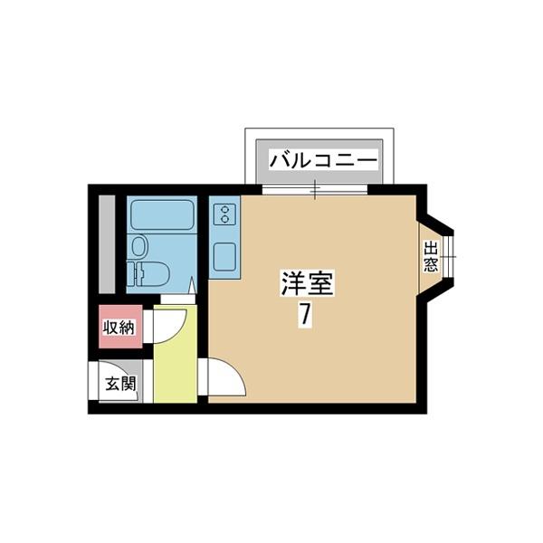 豊中市服部豊町マンション 間取り図画像