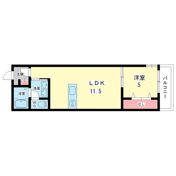 豊中市原田元町マンション 間取り図画像