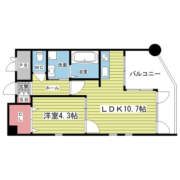 豊中市上新田マンション 間取り図画像