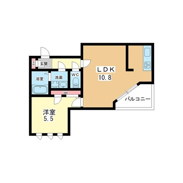 豊中市上新田マンション 間取り図画像