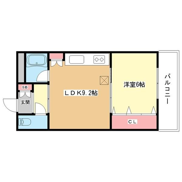 豊中市箕輪マンション 間取り図画像