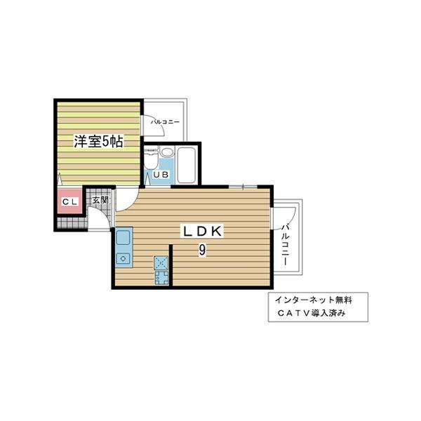 豊中市岡町北マンション 間取り図画像