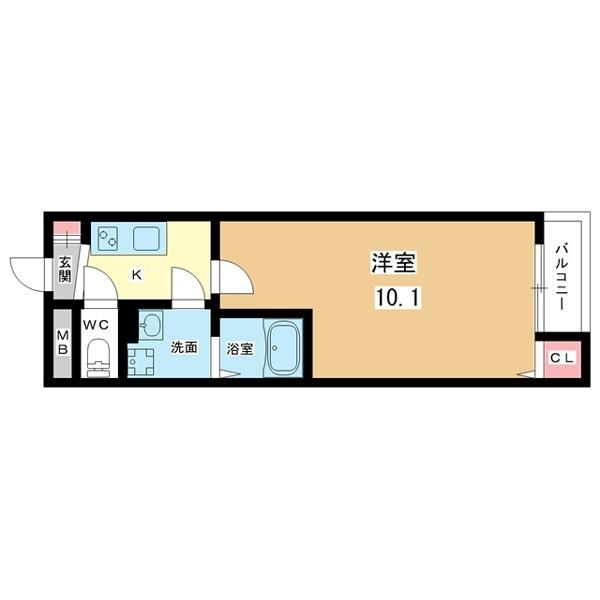 豊中市服部西町アパート 間取り図画像
