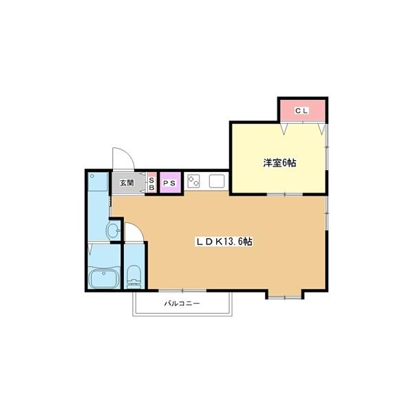 豊中市熊野町マンション 間取り図画像