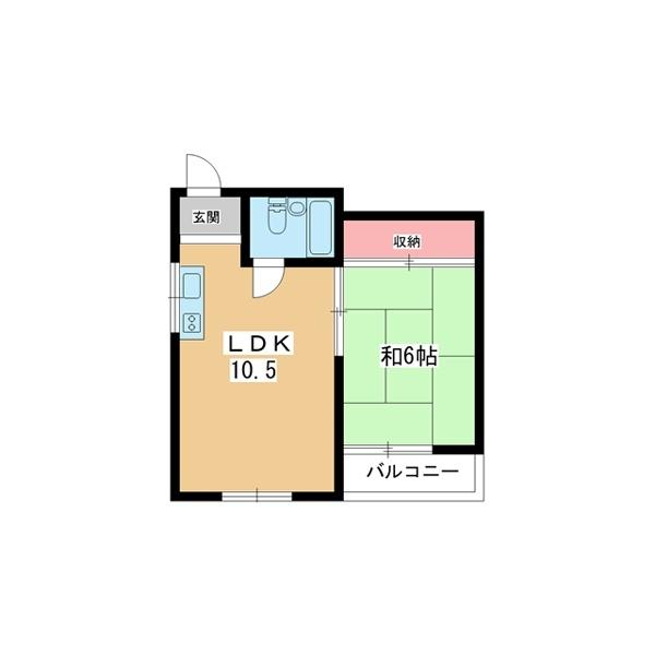 豊中市本町マンション 間取り図画像