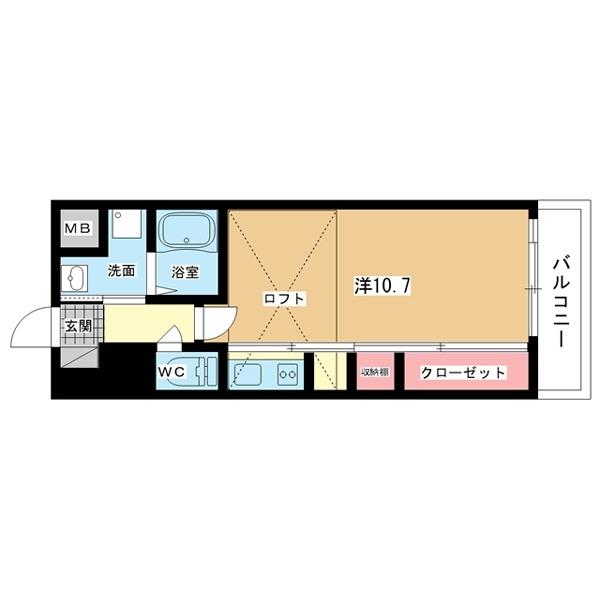 豊中市西緑丘マンション 間取り図画像