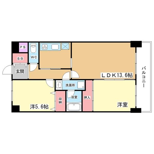 豊中市利倉東マンション 間取り図画像
