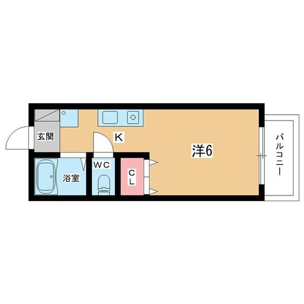豊中市柴原町アパート 間取り図画像