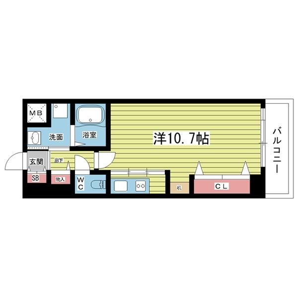 豊中市西緑丘マンション 間取り図画像