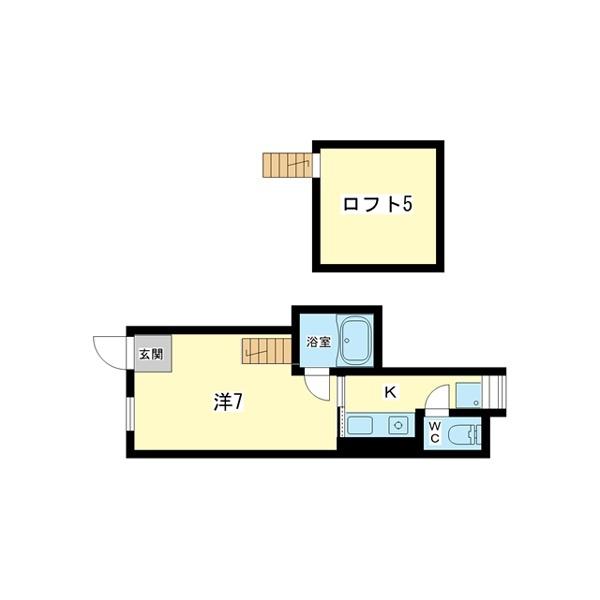 豊中市螢池東町アパート 間取り図画像