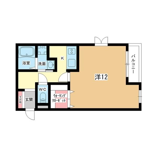 豊中市服部豊町マンション 間取り図画像