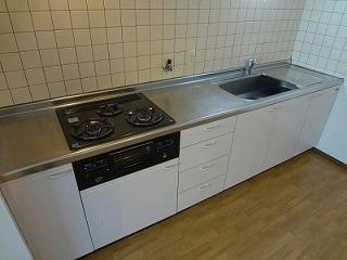 豊中市柴原町アパート キッチン