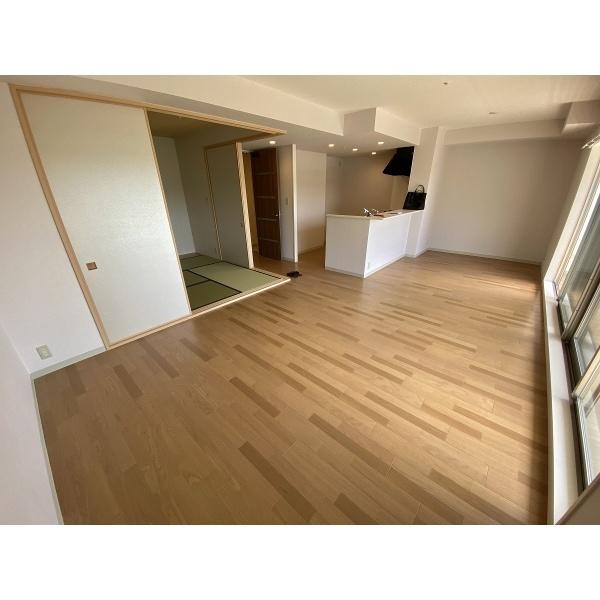 吹田市津雲台マンション リビング