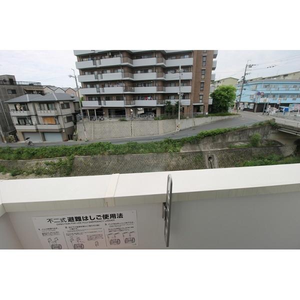 豊中市向丘アパート 眺望