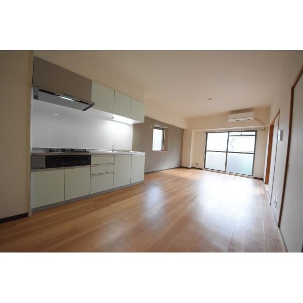 豊中市立花町マンション リビング