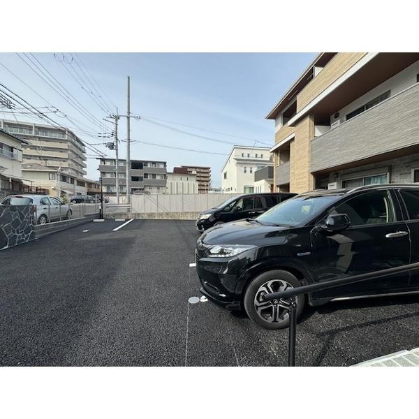 豊中市熊野町アパート 駐車場