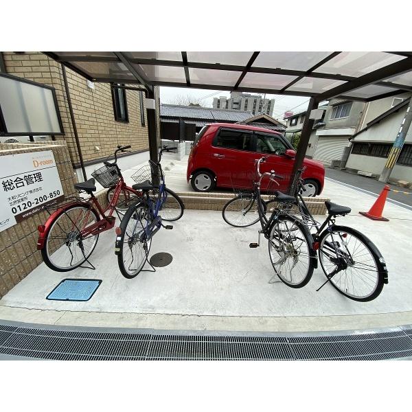 豊中市走井アパート 駐車場