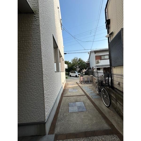 豊中市螢池北町アパート 駐車場
