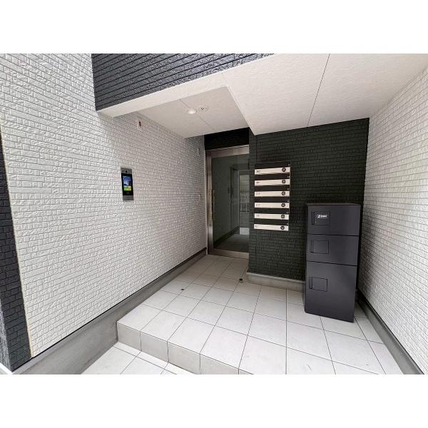 豊中市若竹町アパート エントランス