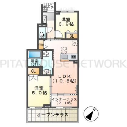 南向き１階のお部屋です