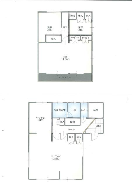 鏑木町戸建 間取り図画像