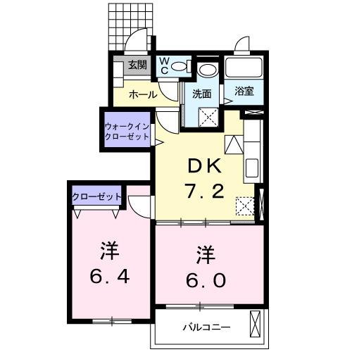 サン　フォレスト　Ⅰ（102） 間取り図画像